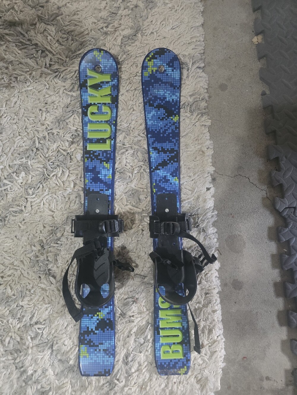 Lucky Bums Kids Toddler Skis Beginner 68.5cm